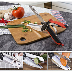 Couteau planche de cuisine Multifonction 2 en 1