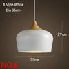 Image of Lampes suspendu Aluminium luminaire en bois