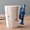 Image of Tasse À Motif Note De Musique - Trompette 2