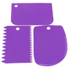 Image of Spatule De Glaçage Et De Décoration Gateau (3 Pièces) - Violet