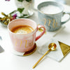 Image of Mug Mr Et Mrs En Porcelaine (Style Marbre)