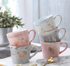 Image of Mug Mr Et Mrs En Porcelaine (Style Marbre)